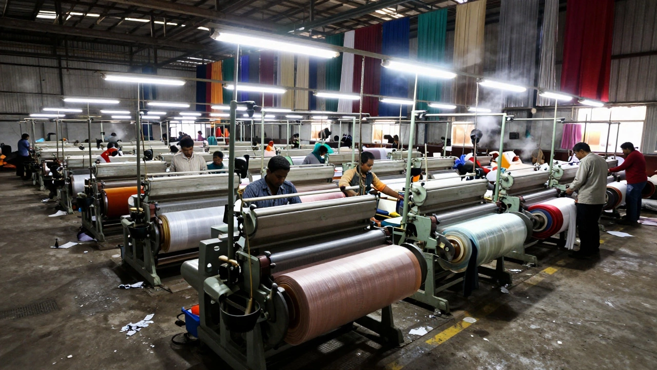 Why is Surat famous for clothes?