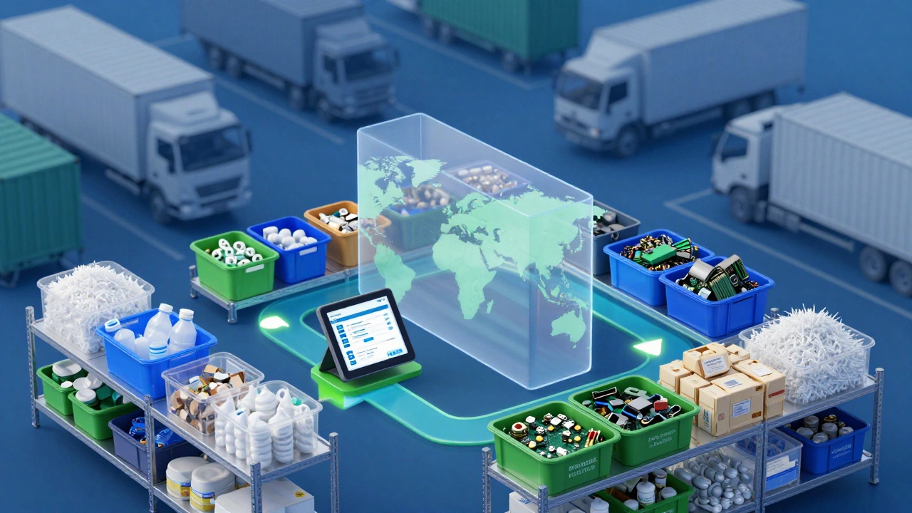 Organized inventory and diversified supply chain logistics